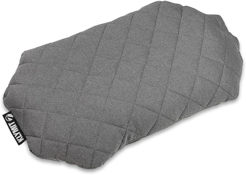Klymit Luxe Travel Pillow, Lightweight Inflatable Hybrid Airplane, Backpacking, Hammock, and Camping Pillow, Grey - Image 3